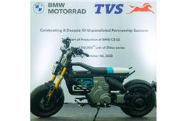 BMW CE 02 production begins at TVS Hosur plant
